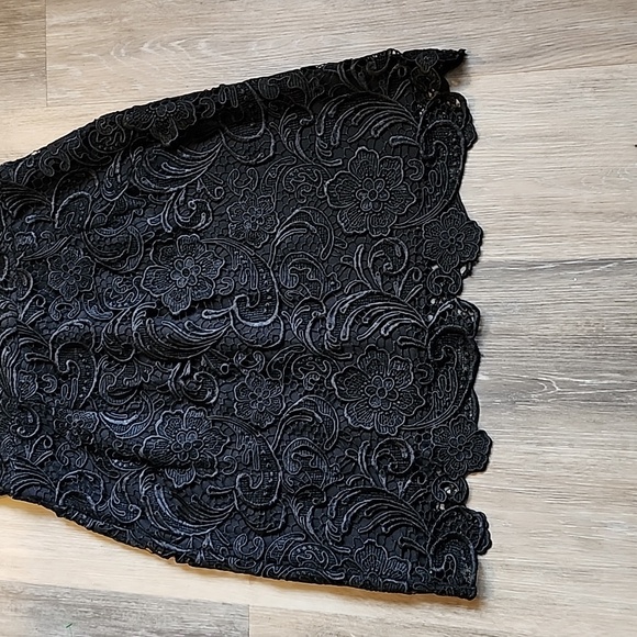 DRESS THE POPULATION BLACK DRESS - Picture 3 of 13